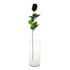 Kunstblume Schwarze Rose 60 cm