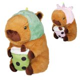 Plsch Capybara Bubble Tea 19cm